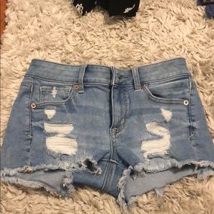 American Eagle light washed shorts